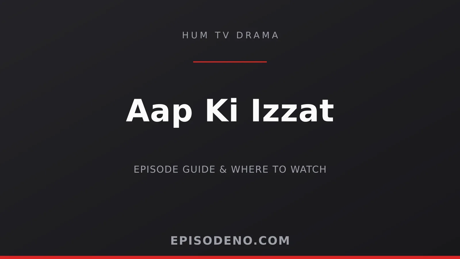 Aap Ki Izzat HUM TV drama banner — Friday & Saturday at 08:00 PM PKT